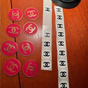 Authentic CHANEL stickers.